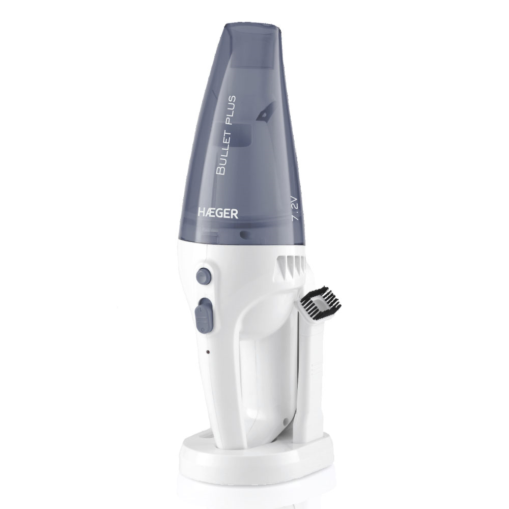 Aspirador de mão HAEGER Bullet Plus - 7.2V recarregável