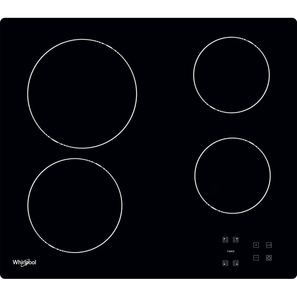 Whirlpool AKT 8090/NE Preto Encastre 60 cm Cerâmica 4 zona(s)