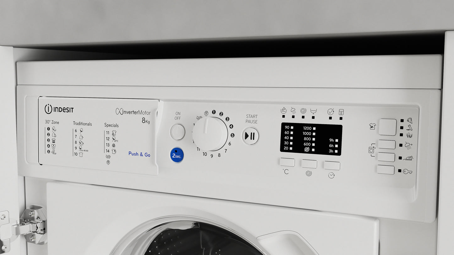 MÁQUINA DE LAVAR ROUPA INDESIT - BI WMIL 81285 EU