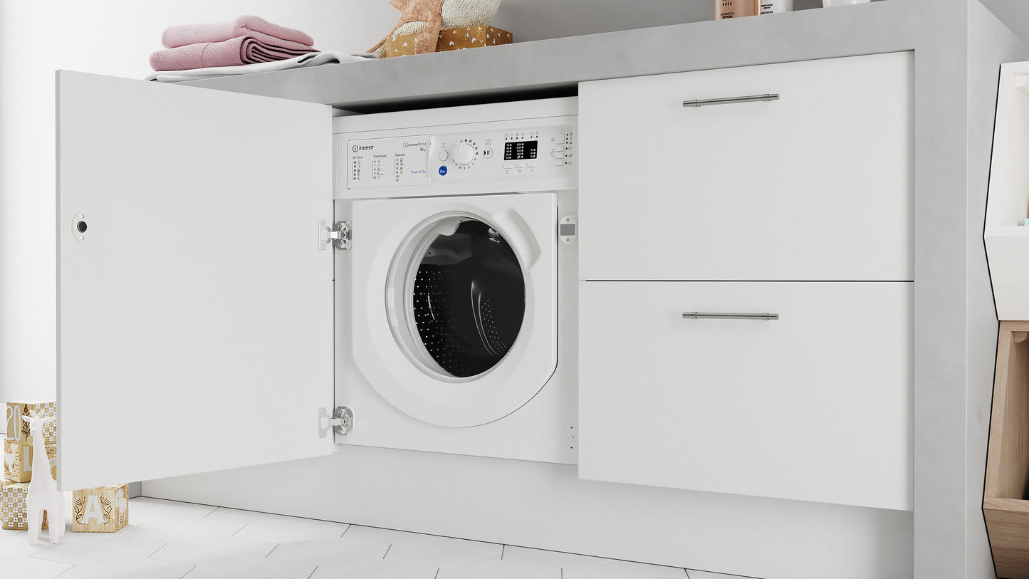 MÁQUINA DE LAVAR ROUPA INDESIT - BI WMIL 81285 EU