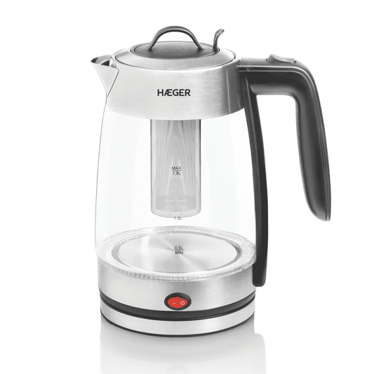 Jarro Elétrico HAEGER PERFECT TEA - 1,8L 2200W, em vidro