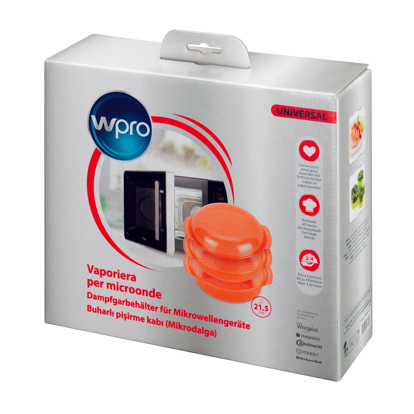 Vaporeira Universal para Microondas WPRO STM062