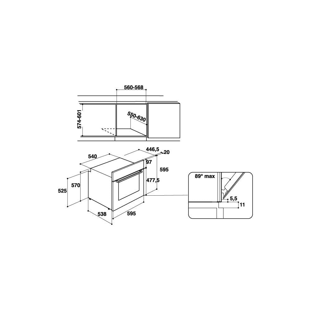 FORNO HOTPOINT - FA5 841 P IX