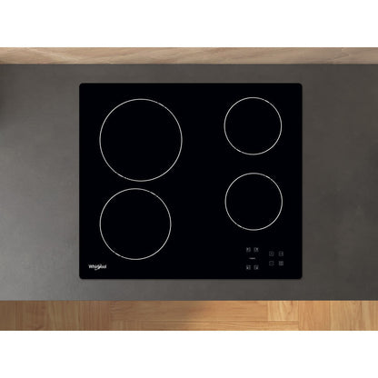 Whirlpool AKT 8090/NE Preto Encastre 60 cm Cerâmica 4 zona(s)