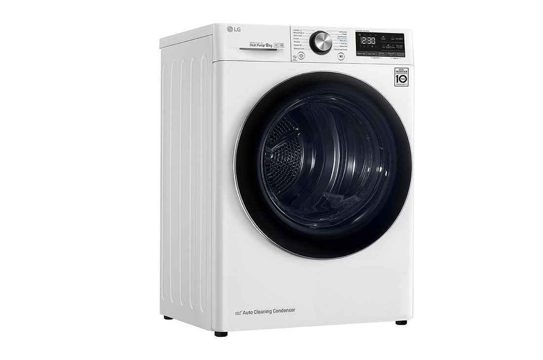 Secador de Roupa LG RC-80-V-9-AV-2-W | 8Kg, Bomba de Calor, EcoHybrid™, Classe A+++