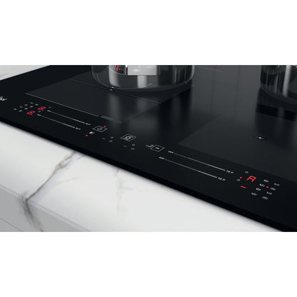 Whirlpool WF S9365 BF/IXL Preto Encastre 65 cm Placa com zona de indução 4 zona(s)