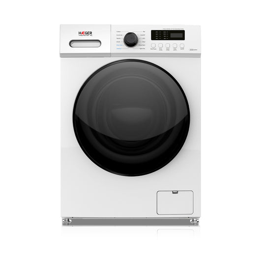 Máquina de Lavar Roupa HAEGER Prestige Wash - 8 Kg, 1400 rpm, Classe A, Motor BLDC Inverter