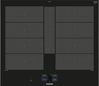 Siemens EX675JYW1E placa Preto Encastre Placa com zona de indução 4 zona(s)