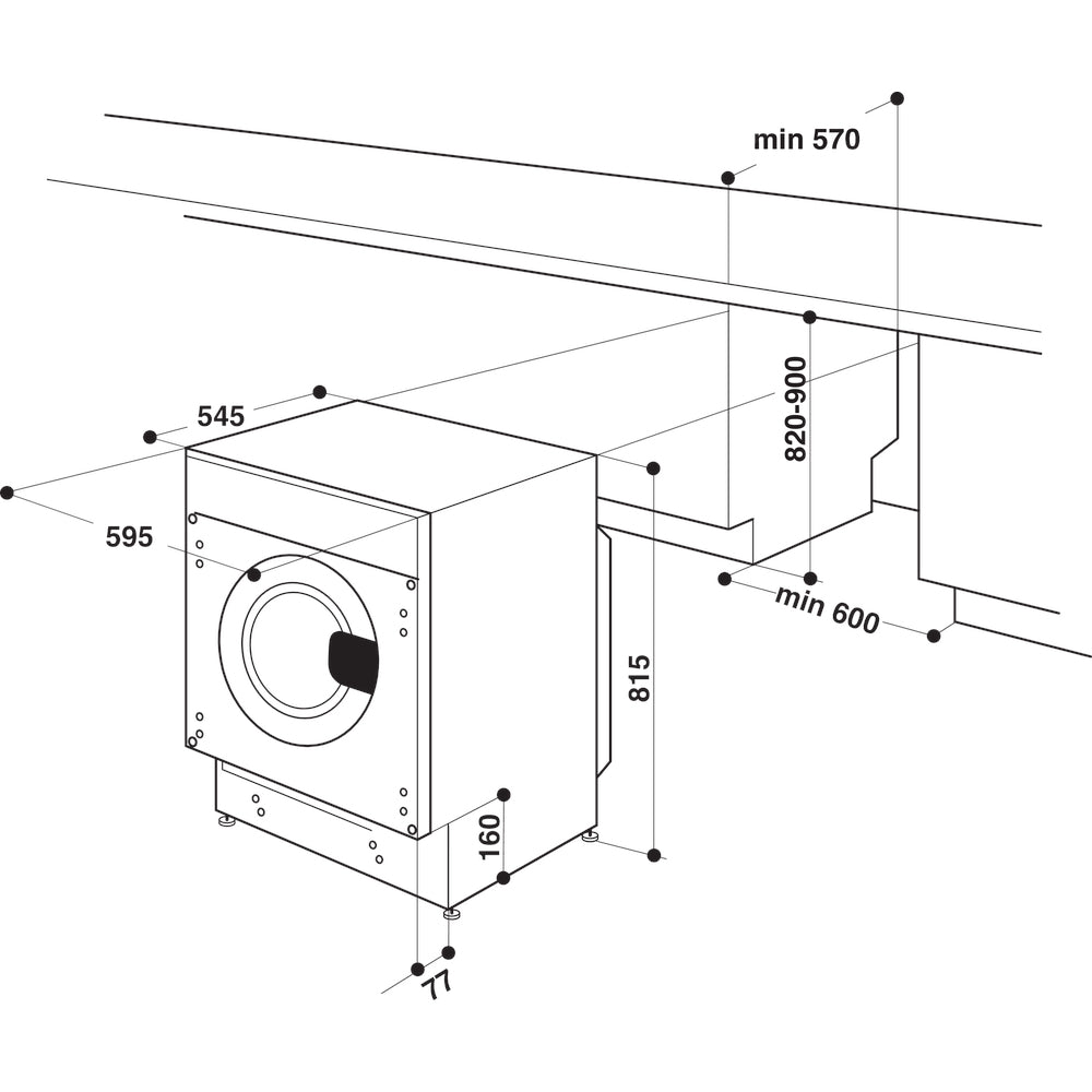 MÁQUINA DE LAVAR ROUPA WHIRLPOOL - BI WMWG 91485 EU