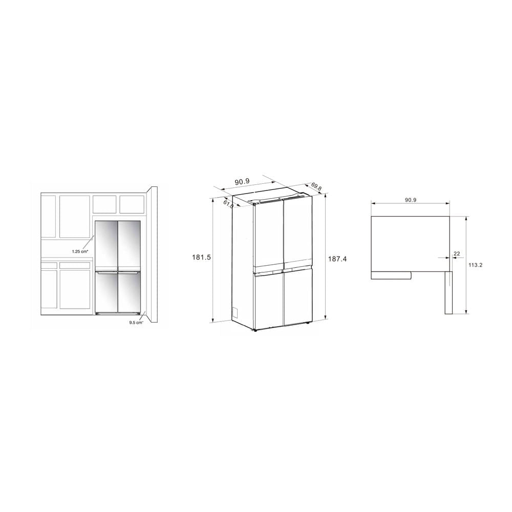 FRIGORIFICO WHIRLPOOL - WQ9 B2L