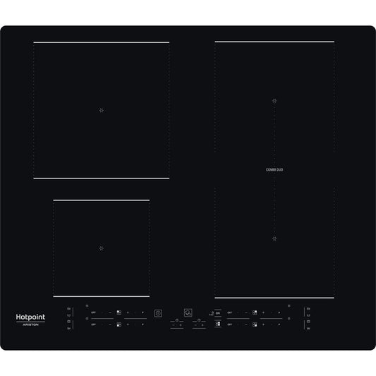 Hotpoint HB 4860B NE Preto Encastre 59 cm Placa com zona de indução 4 zona(s)