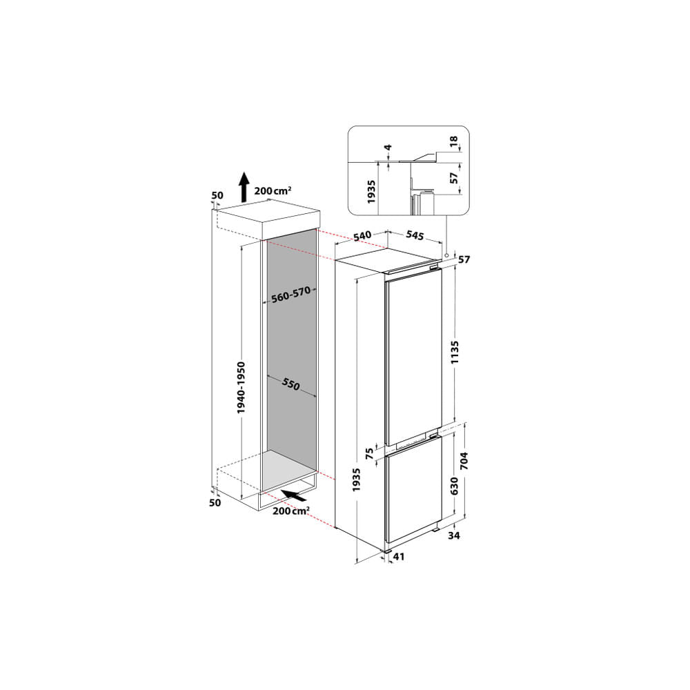 COMBINADO WHIRLPOOL - WHC20T352