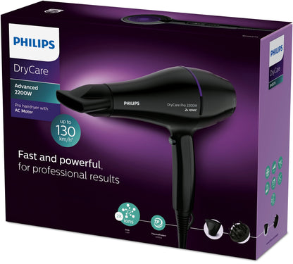 Secador de Cabelo PHILIPS BHD274/00 (2200W - AC Iónico com Difusor)