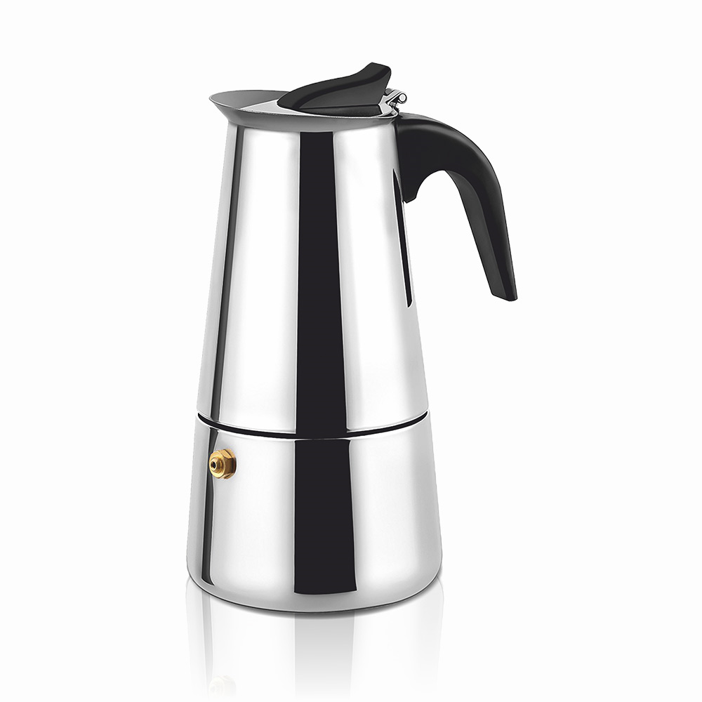 Cafeteira HAEGER SS MOKA POT 6 - Em Inox 6 chávenas