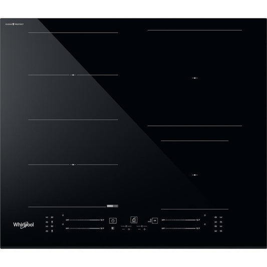 Whirlpool WF S5060 CPBF Preto Encastre 59 cm Cerâmica 4 zona(s)