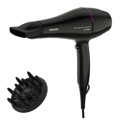 Secador de Cabelo PHILIPS BHD274/00 (2200W - AC Iónico com Difusor)