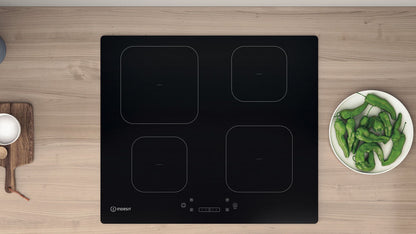 Indesit IS 83Q60 NE Preto Encastre 59 cm Placa com zona de indução 4 zona(s)