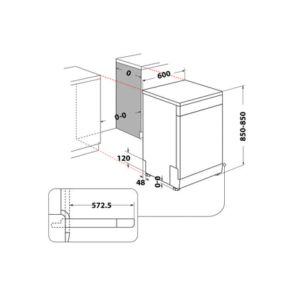 Máquina Lavar Loiça WHIRLPOOL WFC-3-C-26-P