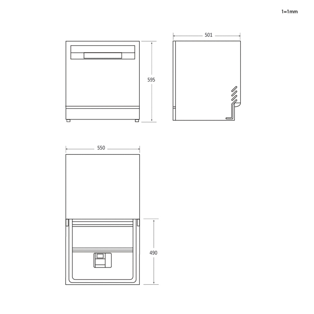 MÁQUINA DE LAVAR LOUÇA CANDY - CP 6E51 LS