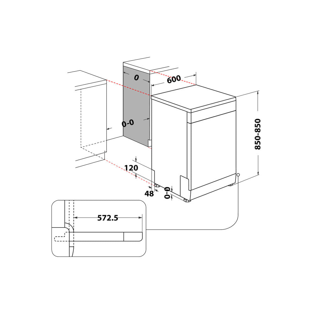 Máquina de Lavar Loiça WHIRLPOOL WFO 3O41 PL X - EM CAMPANHA PARA 6 MESES DE FAIRY GRÁTIS