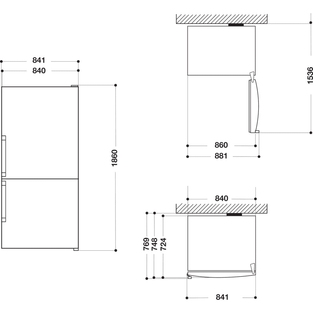 COMBINADO WHIRLPOOL - W 84BE 72 X 2