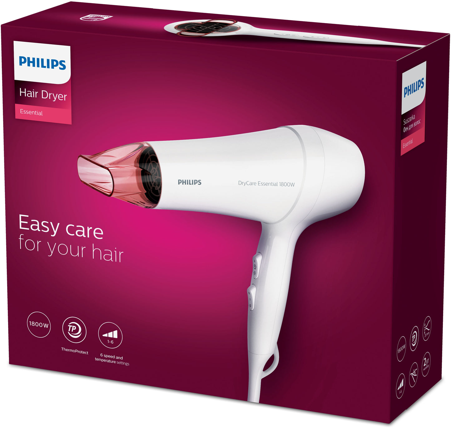 SECADOR CABELO PHILIPS - BHD017/40