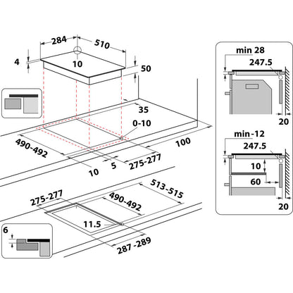 Placa Whirlpool WSQ-0530-NE