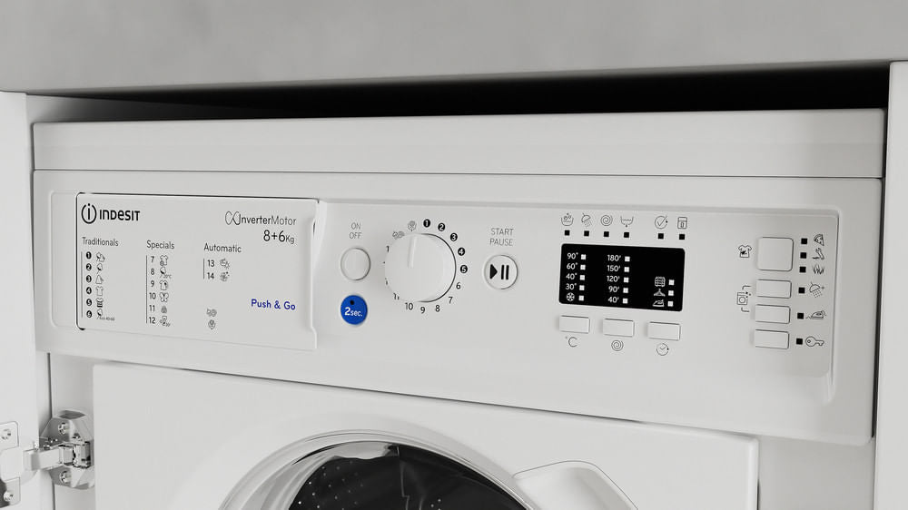 MÁQUINA DE LAVAR E SECAR ROUPA INDESIT - BI WDIL 861485 EU