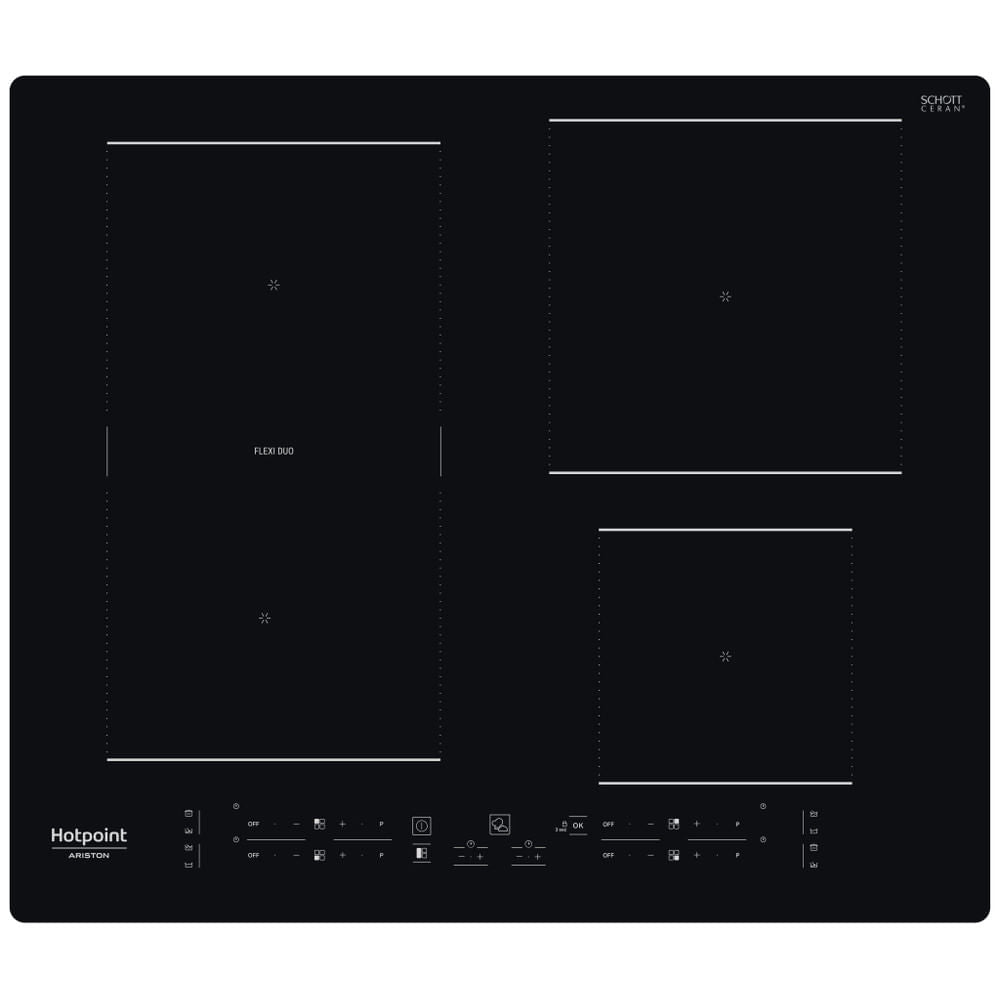 Hotpoint HB 3160C NE Preto Encastre 59 cm Placa com zona de indução 4 zona(s)