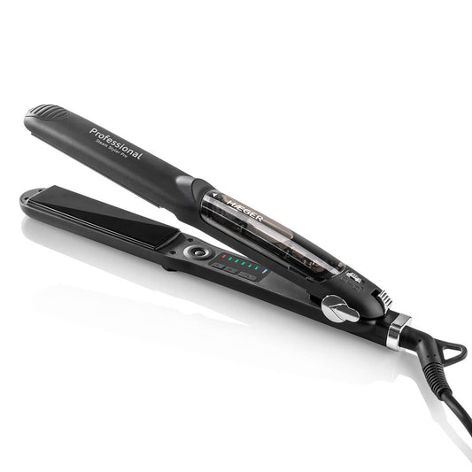 Alisador de Cabelo HAEGER Steam Styler Pro - Sistema de Vapor, Titânio, 140ºC a 230ºC