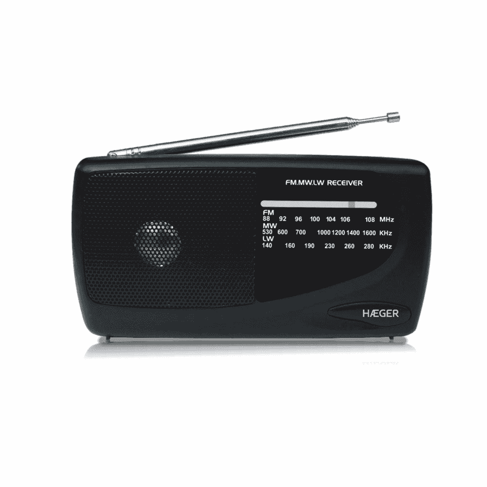 Rádio portátil HAEGER HANDY - Triband AM/FM/LW