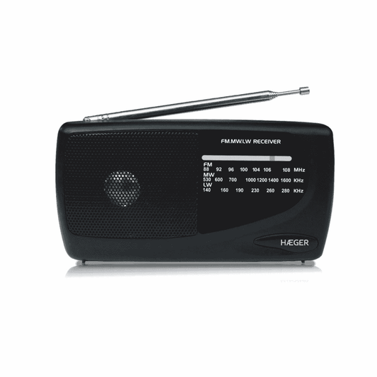 Rádio portátil HAEGER HANDY - Triband AM/FM/LW