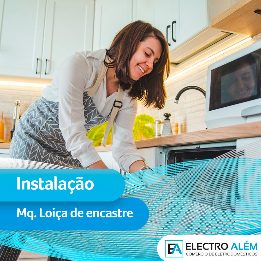 Instalação de Máquina de Lavar Loiça de Encastre