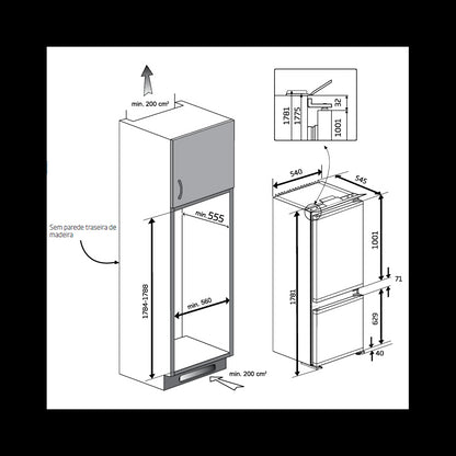 Combinado Int. Beko BCNA 275E4 SN