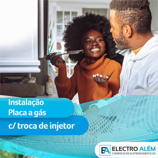 Instalação de Placa a Gás com troca de injetor