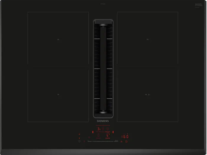 Siemens ED751HQ26E placa Preto Encastre 71 cm Placa com zona de indução 4 zona(s)