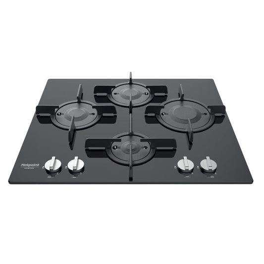 Hotpoint FTGHG 641 D/HA(BK) Preto Encastre 60 cm Gás 4 zona(s)