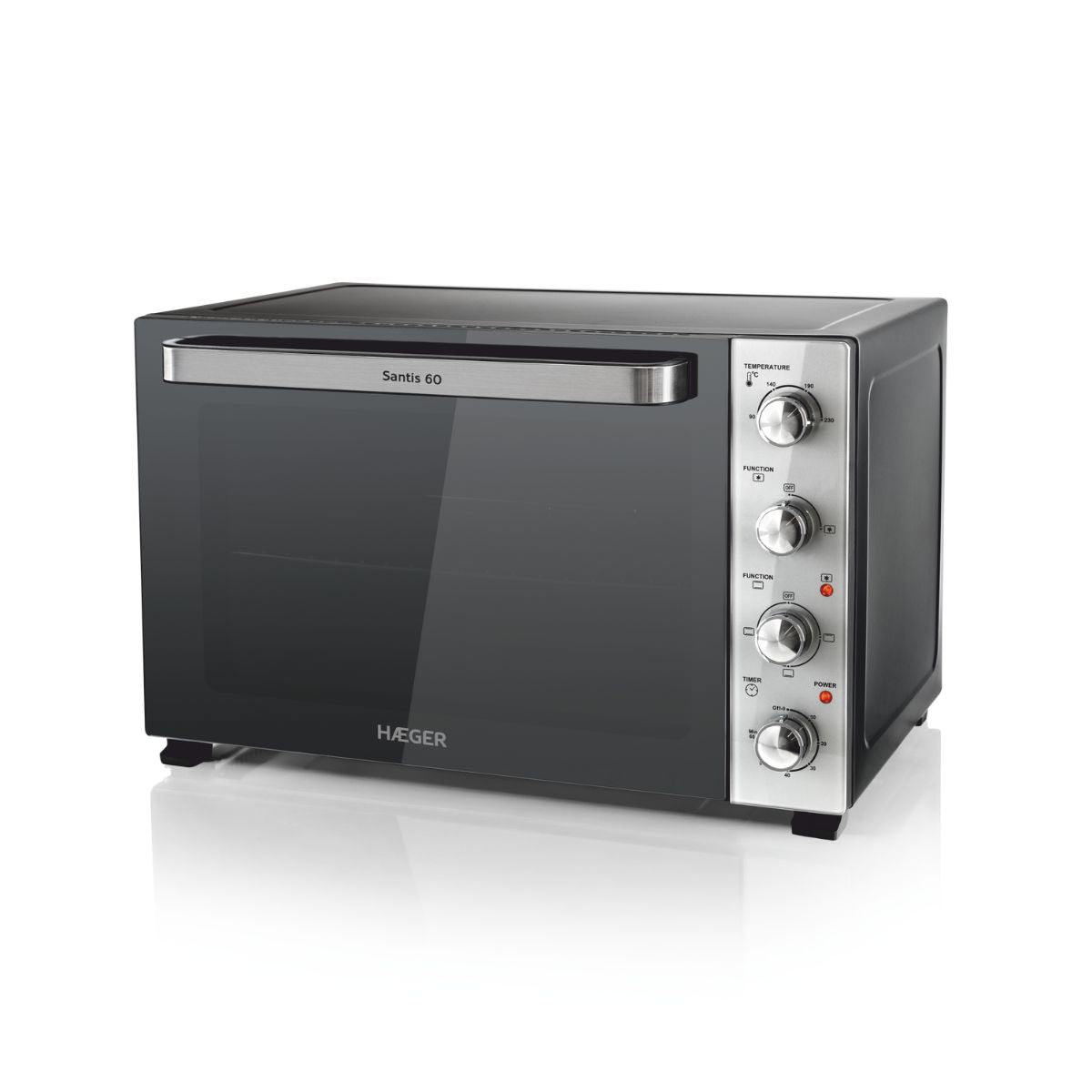 Forno Elétrico HAEGER Santis 60 - 60 L, 2000W, Função Convecção, Luz Interior, Temporizador